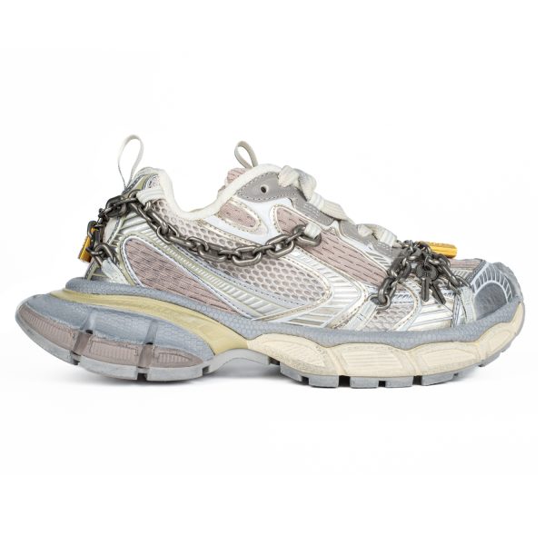 Balenciaga 3XL Chain Sneaker 'Eggshell Silver Gold'