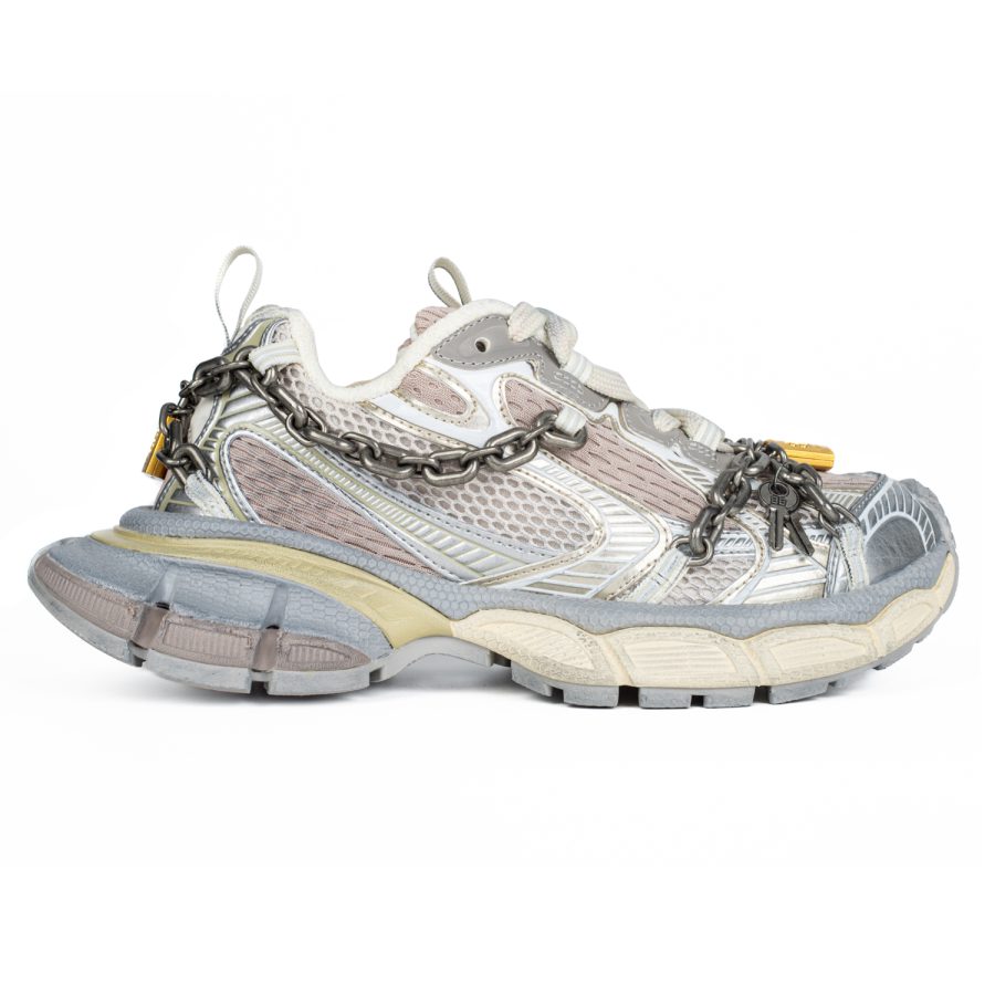 Balenciaga 3XL Chain Sneaker 'Eggshell Silver Gold'