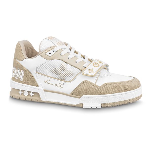 Louis Vuitton Trainer Beige White