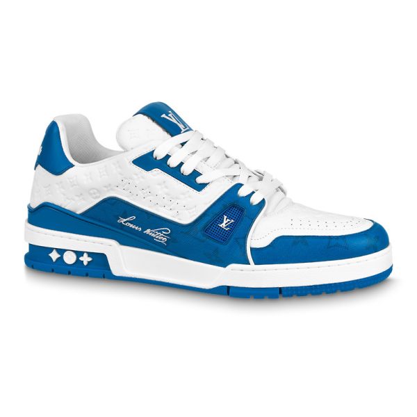 Louis Vuitton Trainer #54 Signature Blue White