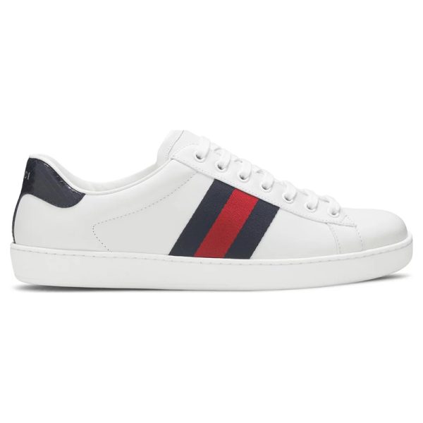 Gucci Ace Leather 'White Blue'