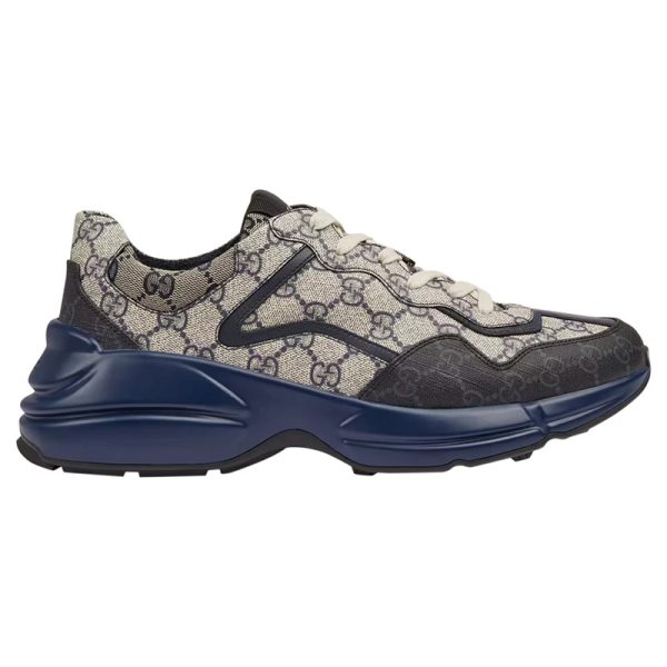 Gucci GG Rhyton 'Beige Blue Monogram'