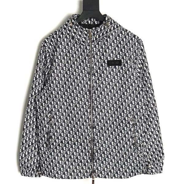 Dior all over print presbyopia hooded jacket TSK1