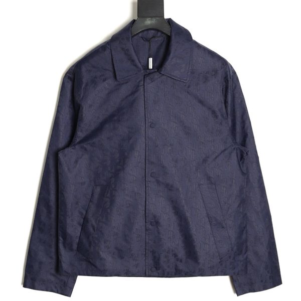 Dior all-over printed jacquard lapel jacket