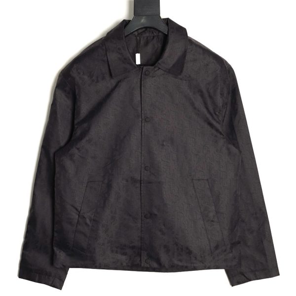 Dior all-over printed jacquard lapel jacket TSK1