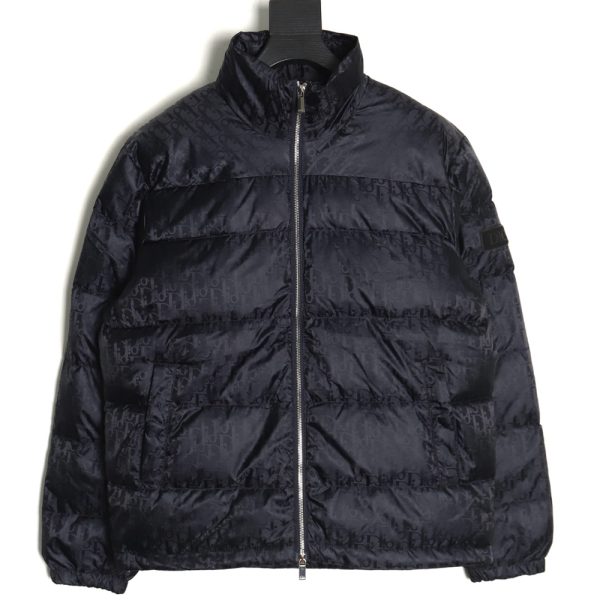 Dior full print old flower down jacket