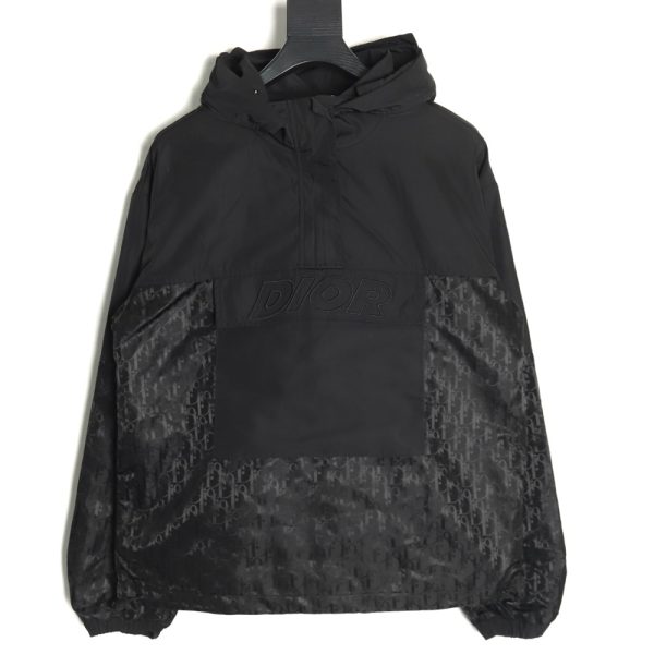 Dior half-zip embroidered all-over print jacket TSK1