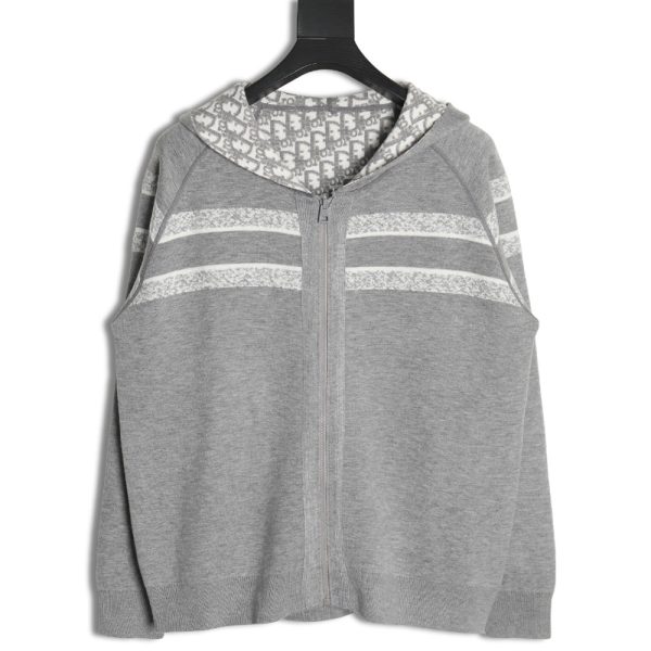 Dior presbyopia jacquard knitted cashmere double-sided jacket