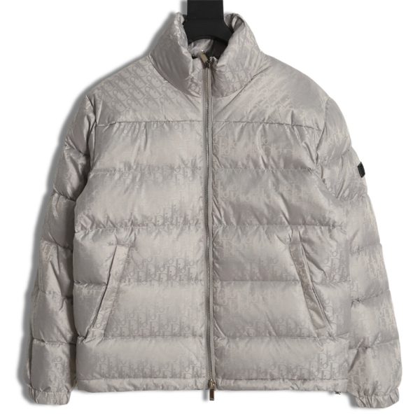 Dior 20FW all over printed dark pattern presbyopic down jacket