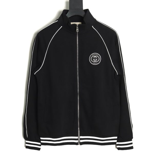 Gucci 1921 Double G Web zip-up jacket