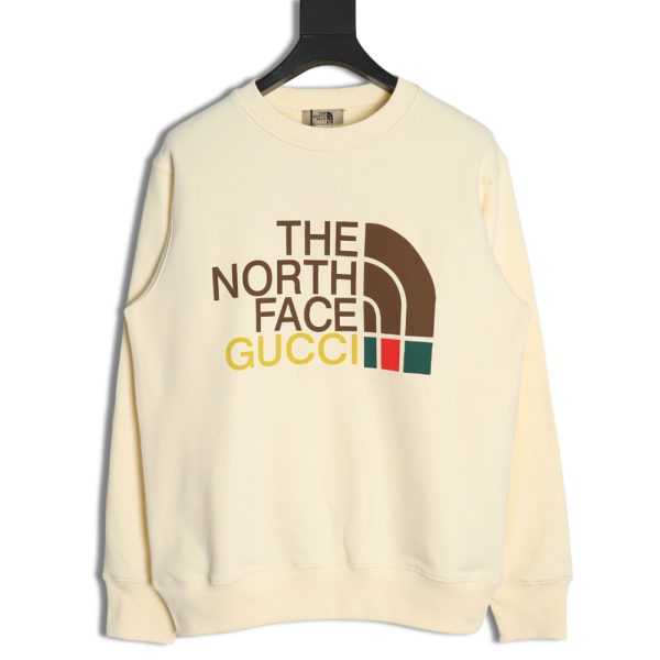 Gucci & The North Face joint printed hooded sweatshirt