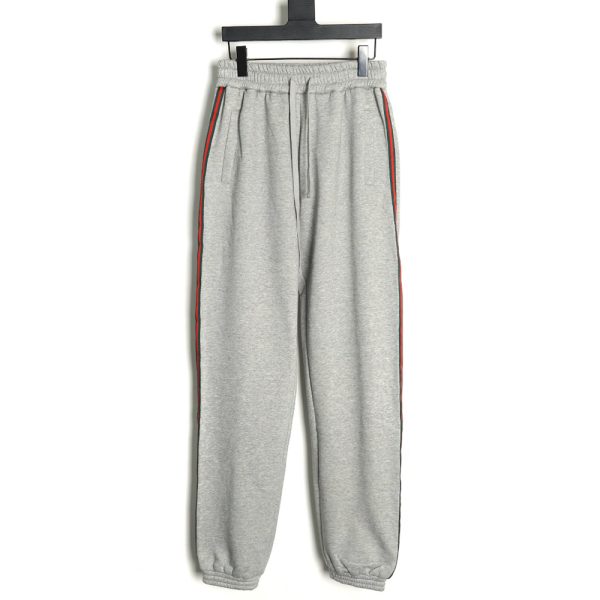 Gucci Grey Web Pants