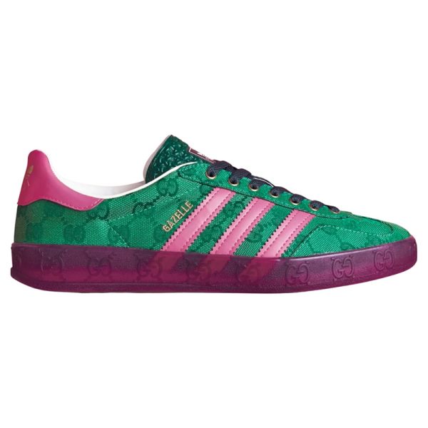 Adidas X Gucci Gazelle Green GG Monogram
