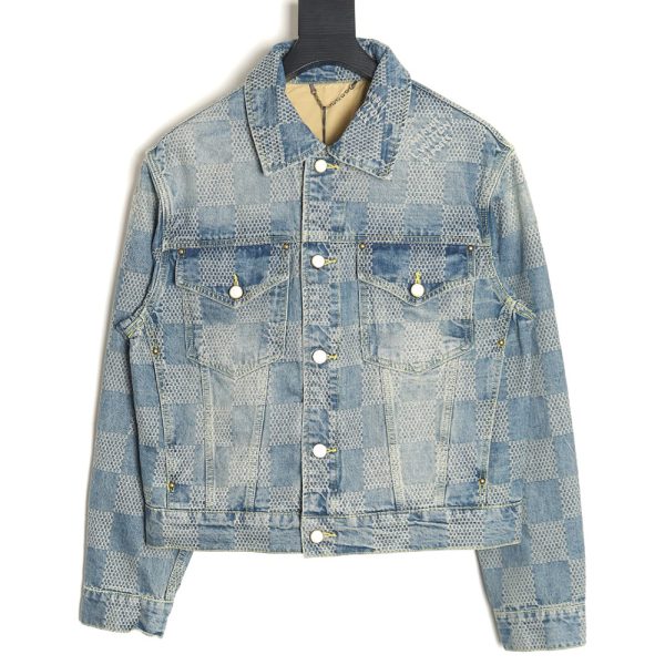 Louis Vuitton Checkerboard Denim Jacket