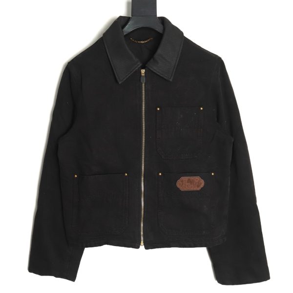 Louis Vuitton Checkerboard Workwear Tunic Jacket Coat