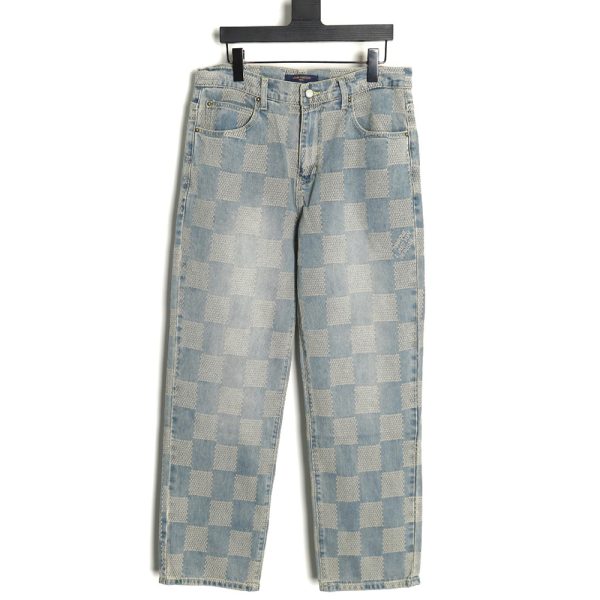 Louis Vuitton Checkerboard Jeans