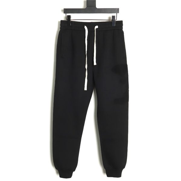 Louis Vuitton Cloud Logo Jersey Cotton Drawstring Lounge Pants TSK1