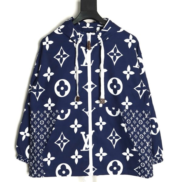 Louis Vuitton all over print monogram trench coat