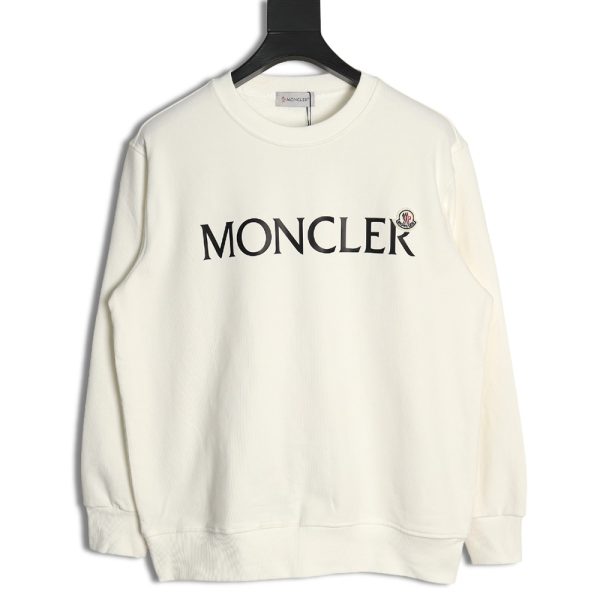 Moncler Lettering Crew Neck Sweatshirt