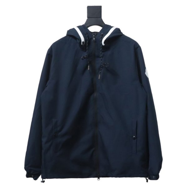 Moncler zip-up hooded jacket