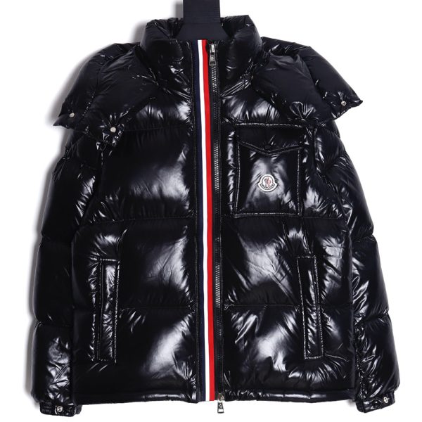 Moncler 23FW GRENOBLE series knitted patchwork down stand collar casual jacket