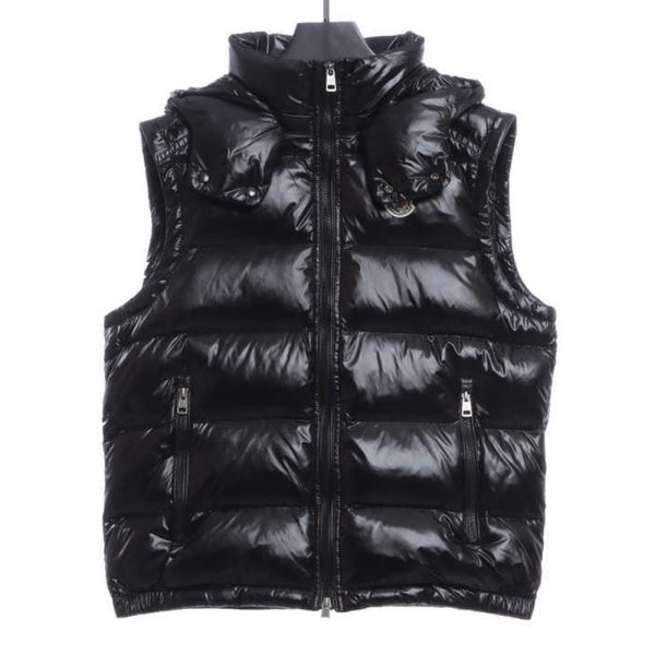 Moncler classic logo hooded vest