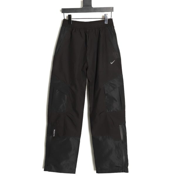 Nike & Nocta Solid Nylon Straight-Leg Cargo Pants