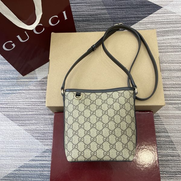Gucci GG Emblem nano bucket bags 847090 15*18*7.8cm