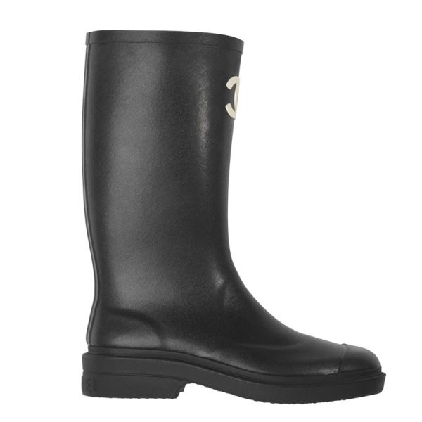 Chanel Wellington boots