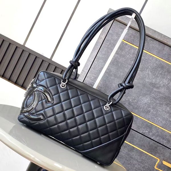 Chanel Cambon line bowling Shoulder Bags A25171 27*15*10cm