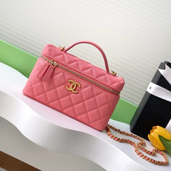 Chanel quilted Vanity Case AP4483 17*19.5*5cm