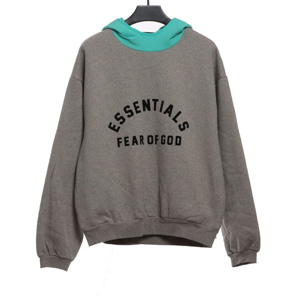 FOG double polyline curved letter hoodie