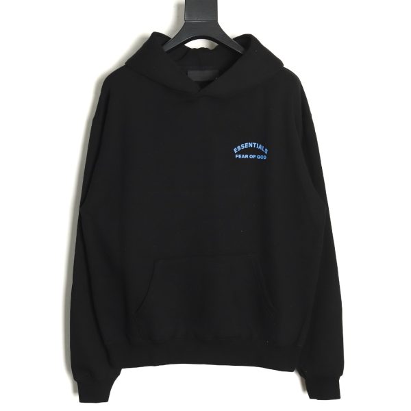Fear of God blue lettering hoodie TSK1