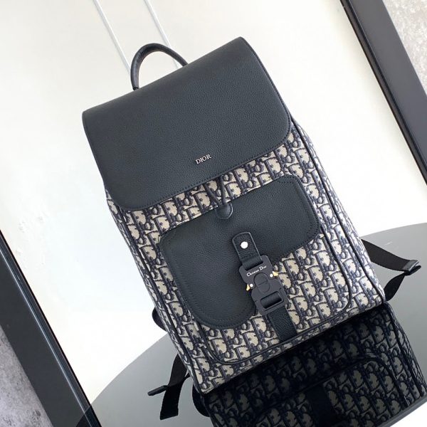 Dior Saddle Backpack with Flap 1ADBA2 26.5*41*14cm