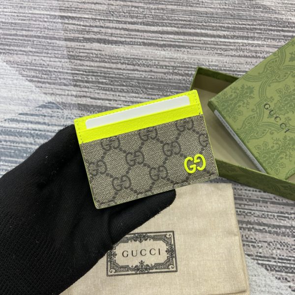 Gucci Bi-color GG card case 768248 11*7cm