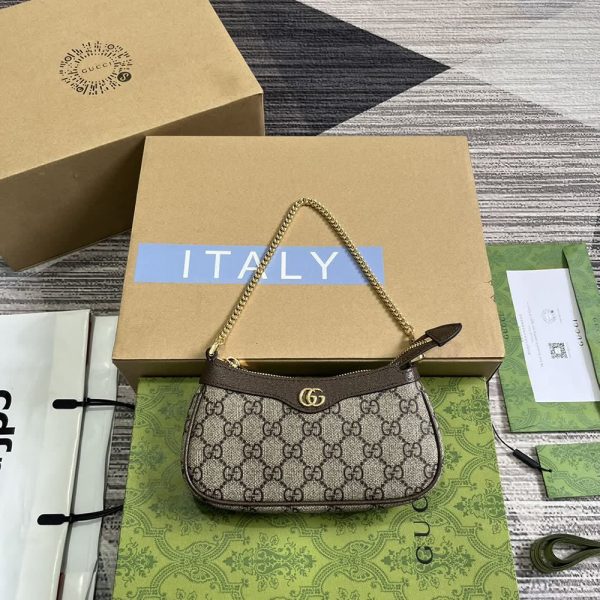 Gucci Ophidia mini bags 764960 19*10*3cm