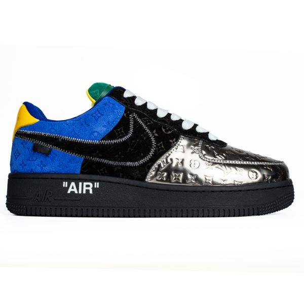Louis Vuitton & Nike Air Force 1 Virgil Abloh 'Metallic Silver'