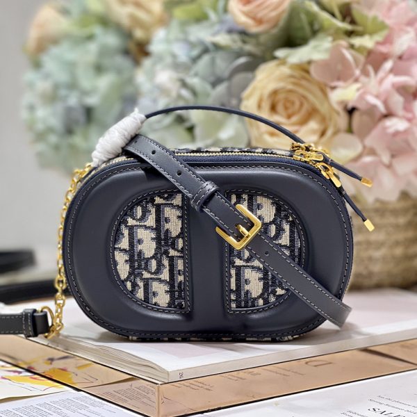 Christian Dior CD Signature Oval Camera Bags M928 18*6*11cm